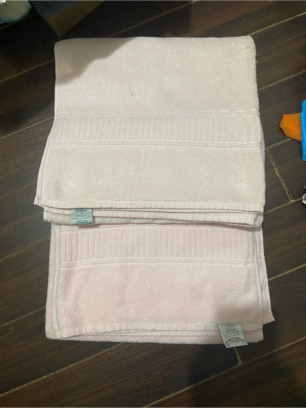 New LAURA ASHLEY 100% COTTON BATH TOWEL 33 X 65” 2 PC